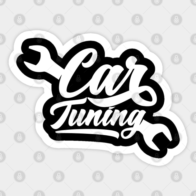 Mechanic Tune Cars Car Tuning Tuner Modifying Sticker by dr3shirts